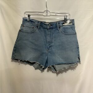 Abercrombie & Fitch Curve Love High Rise Mom Short 31/12 NWT